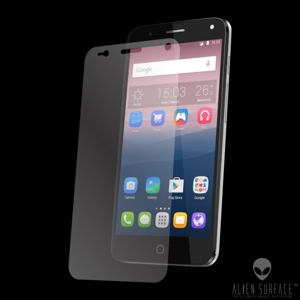 Alcatel Pop 4 folie protectie Alien Surface Alege acoperirea telefoaneEcran