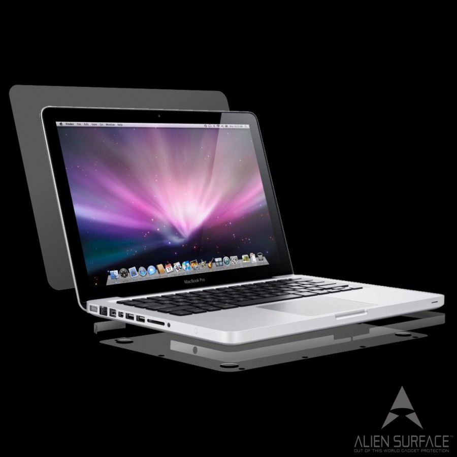 Apple MacBook Pro 15 inch Unibody 2008 2009 folie protectie Alien Surface Alege acoperirea laptopExterior protectie completa a suprafetei