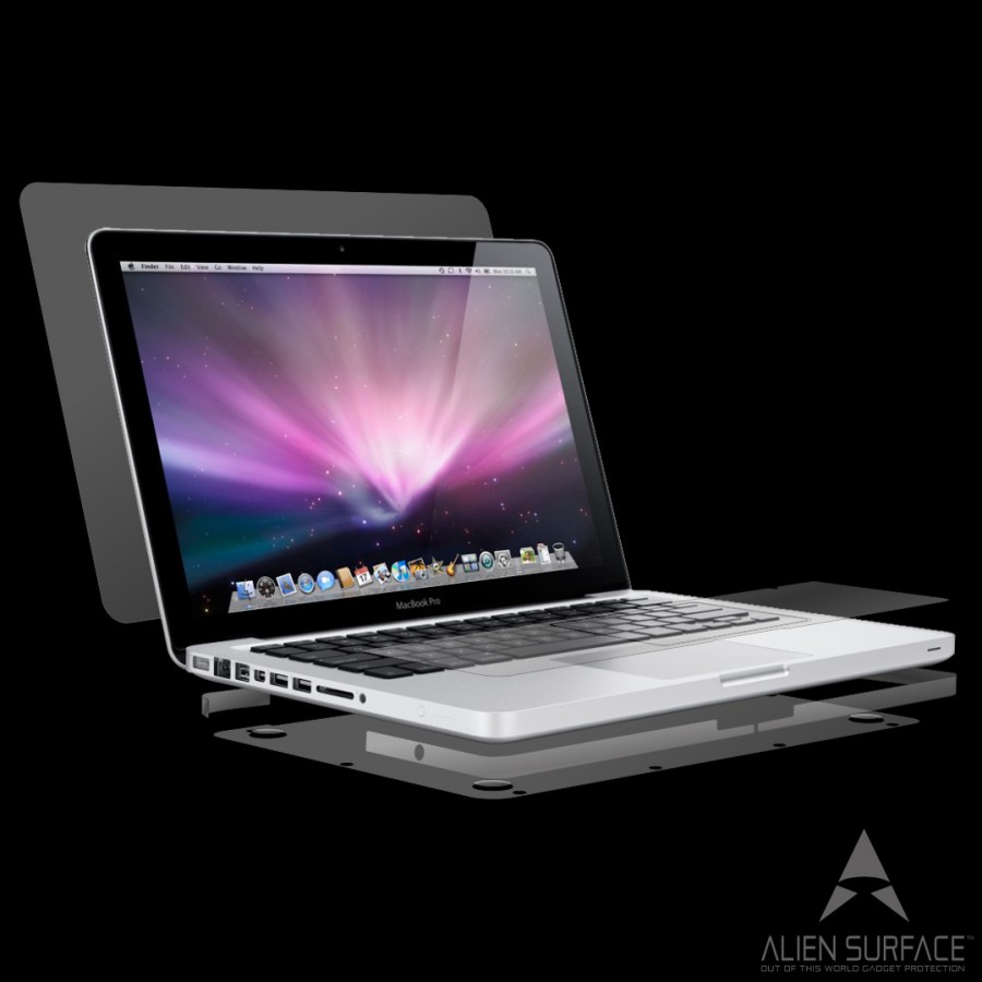 Apple MacBook Pro 15 inch Unibody 2009 2012 folie protectie Alien Surface