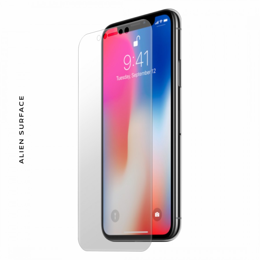 Apple iPhone X folie protectie Alien Surface Alege acoperirea telefoaneFara kit Ecran