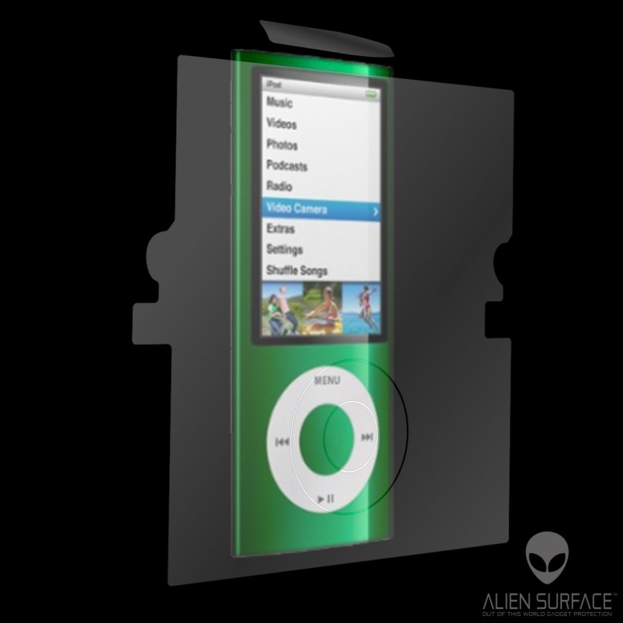 Apple iPod Nano 4G folie protectie Alien Surface