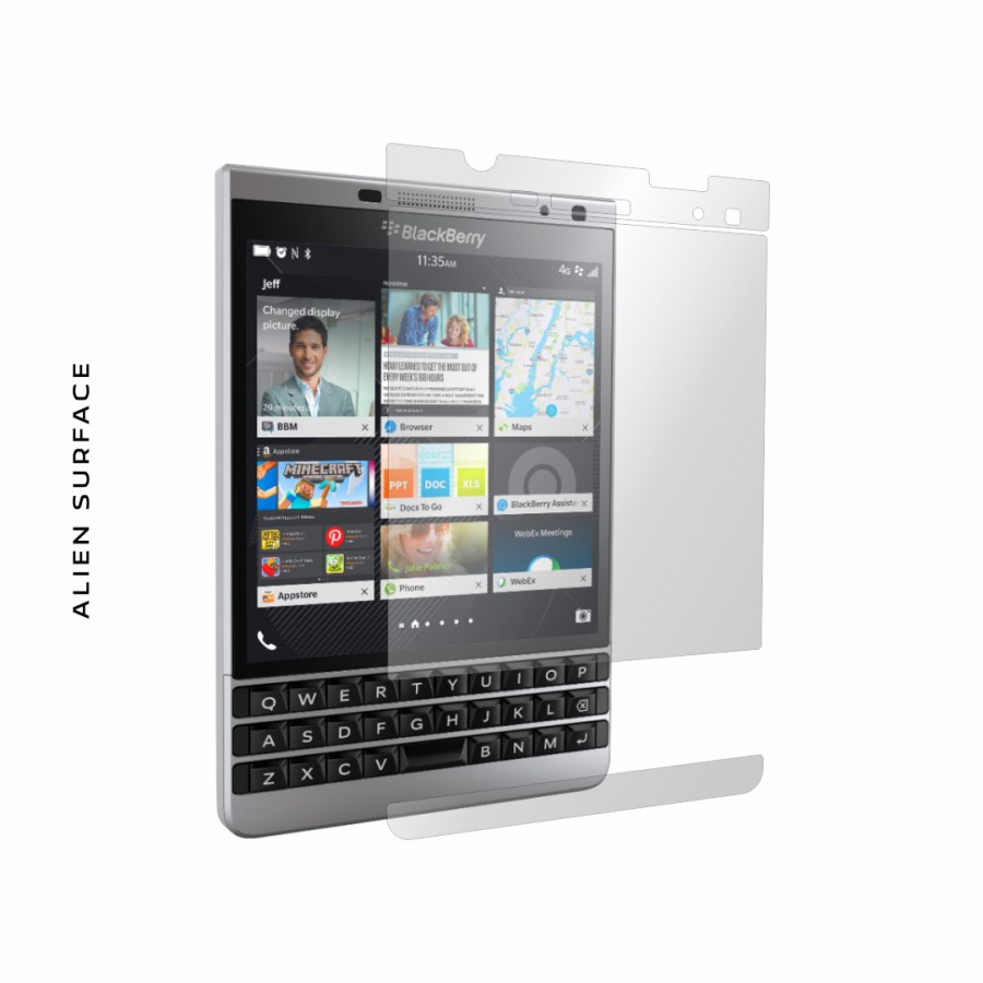 BlackBerry Passport Dallas folie protectie Alien Surface Alege acoperirea telefoaneEcran