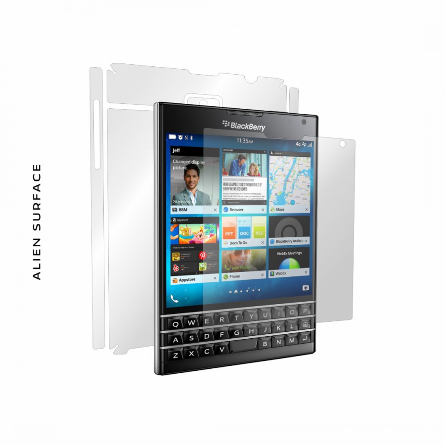 BlackBerry Passport folie protectie Alien Surface