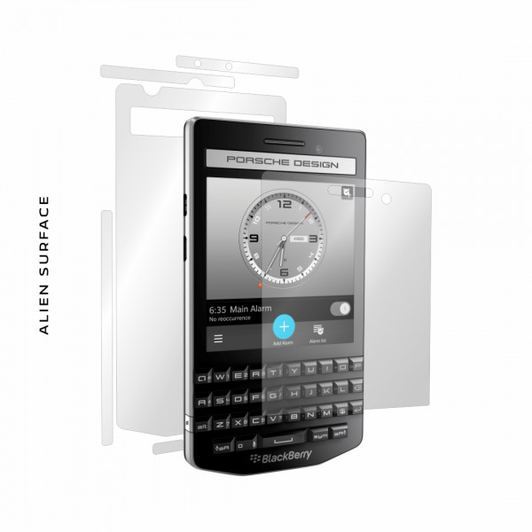 BlackBerry Porsche Design P9983 folie protectie Alien Surface Alege acoperirea telefoaneEcran spate laterale