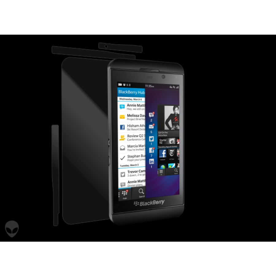 BlackBerry Z10 folie protectie Alien Surface Alege acoperirea telefoaneSpate laterale