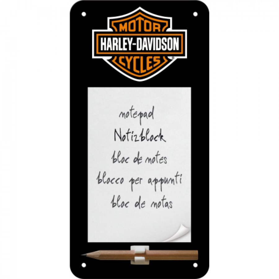 Bloc notes magnetic Harley Davidson