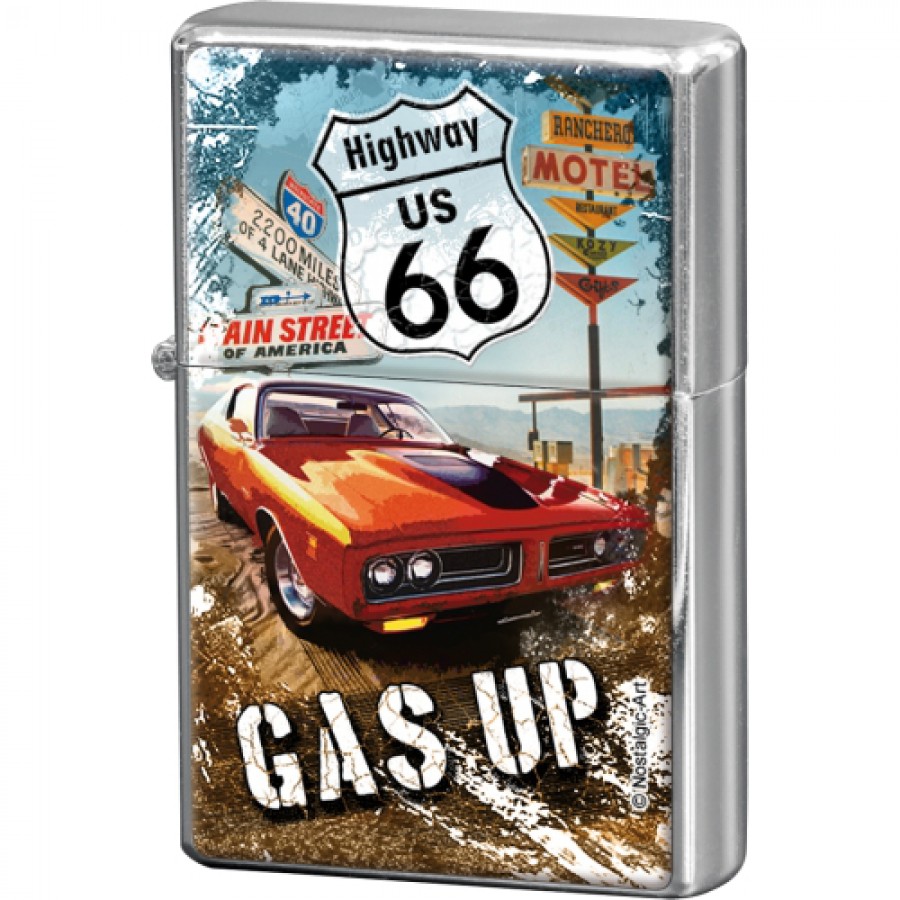 Bricheta metalica Route 66 Gas Up