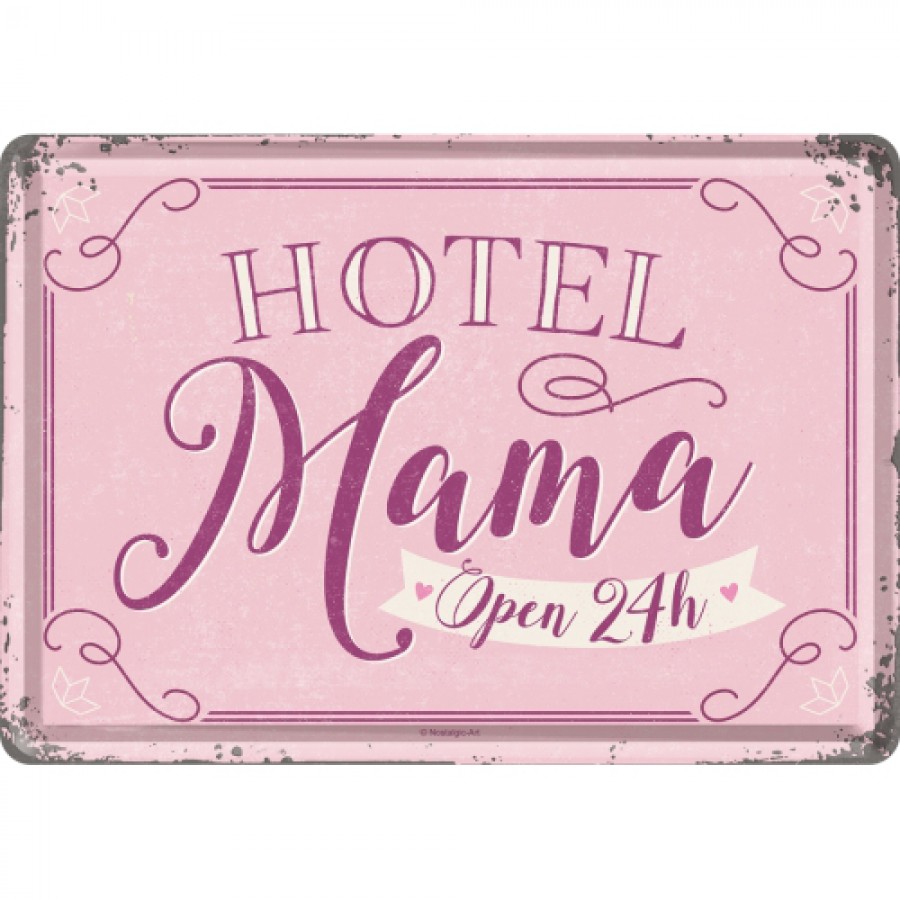 Carte Postala Metalica Hotel Mama