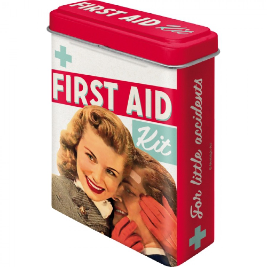 Cutie metalica de prim ajutor First Aid Kit Couple