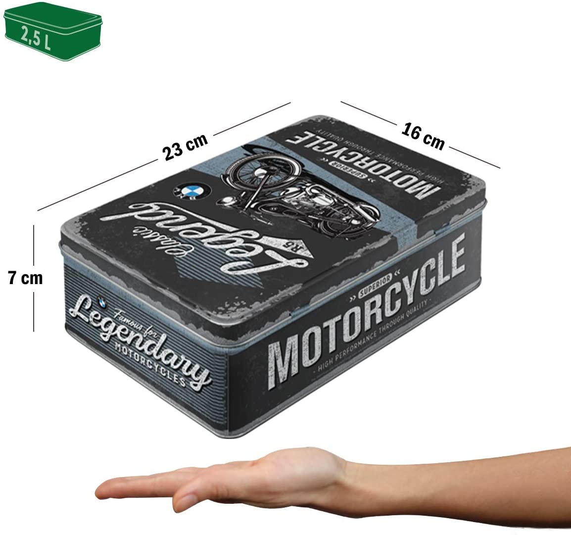 Cutie metalica plata BMW Classic Legend 4690 1