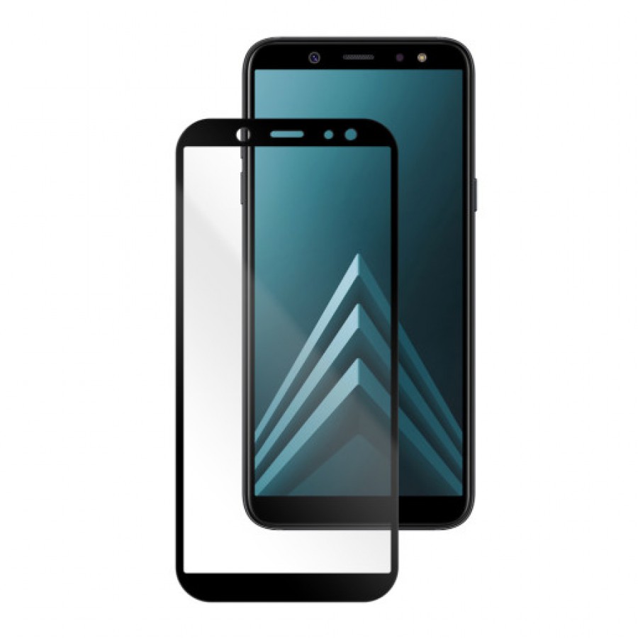 FolieGeam de protectie Vetter pentru Samsung Galaxy A6 2018 Full Frame Tempered Glass Vetter GO Black