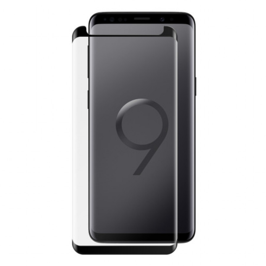 FolieGeam de protectie Vetter pentru Samsung Galaxy S9 Full Frame 3D Tempered Glass Vetter GO Black