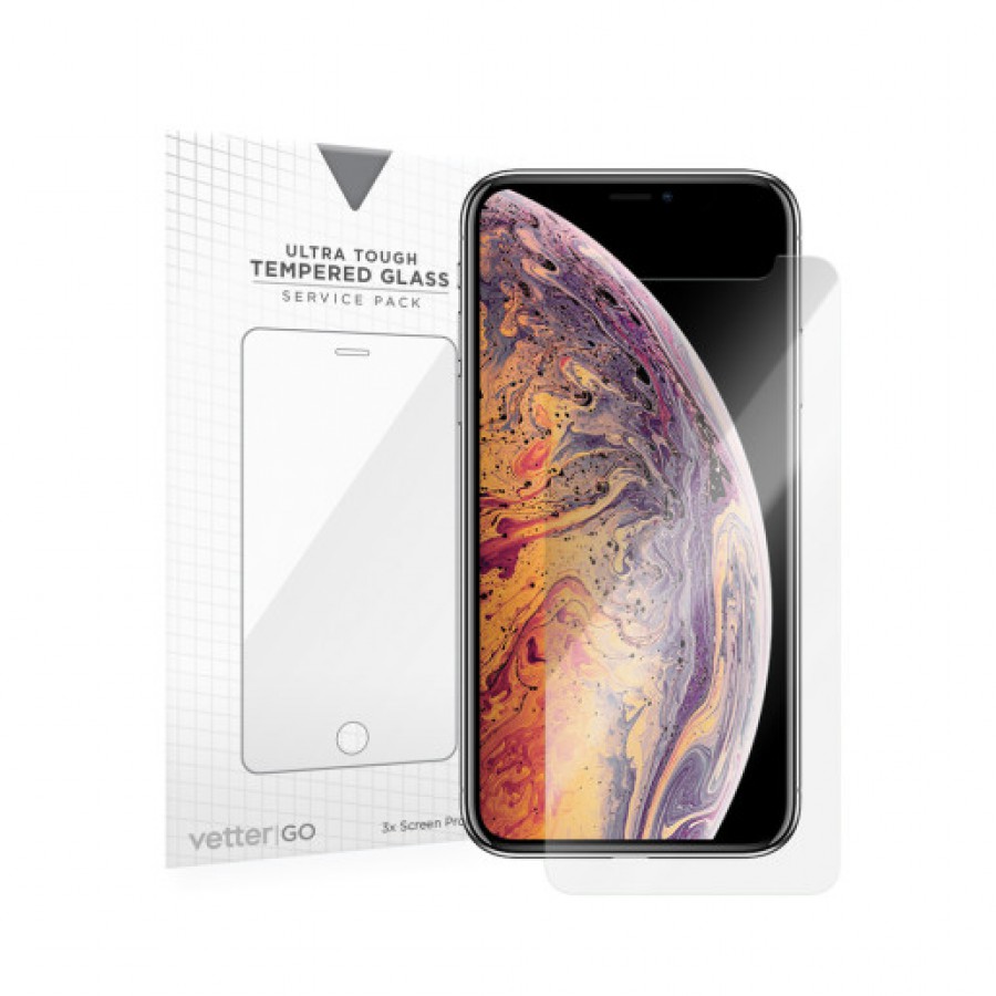 FolieGeam de protectie Vetter pentru iPhone XS Max 3 Pack