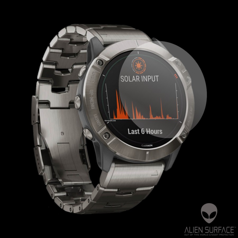 Garmin Fenix 6x Pro Solar 51mm folie protectie Alien Surface