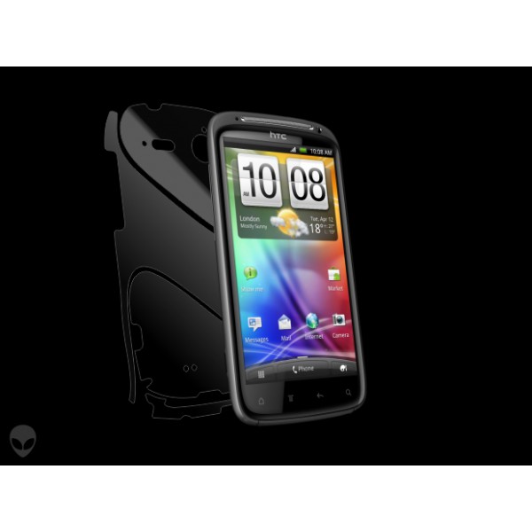 HTC Sensation 4G folie protectie Alien Surface Alege acoperirea telefoaneSpate laterale