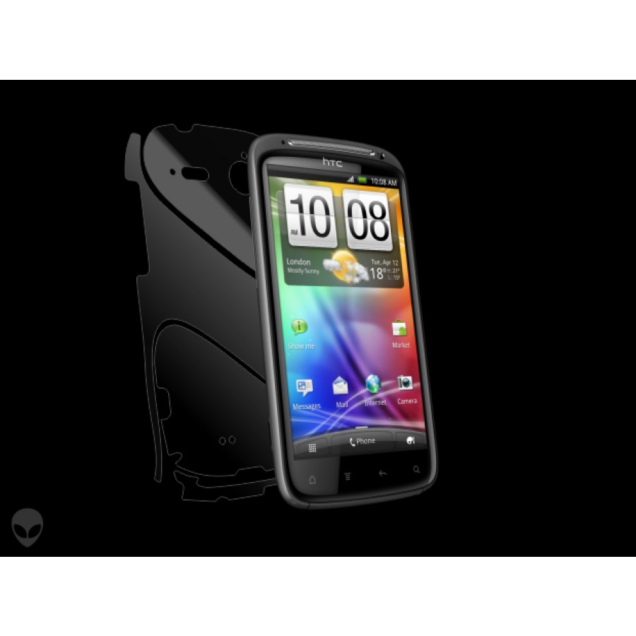 HTC Sensation 4G folie protectie Alien Surface Alege acoperirea telefoaneSpate laterale