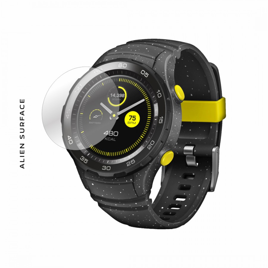 Huawei Watch 2 Concrete Gray folie protectie Alien Surface