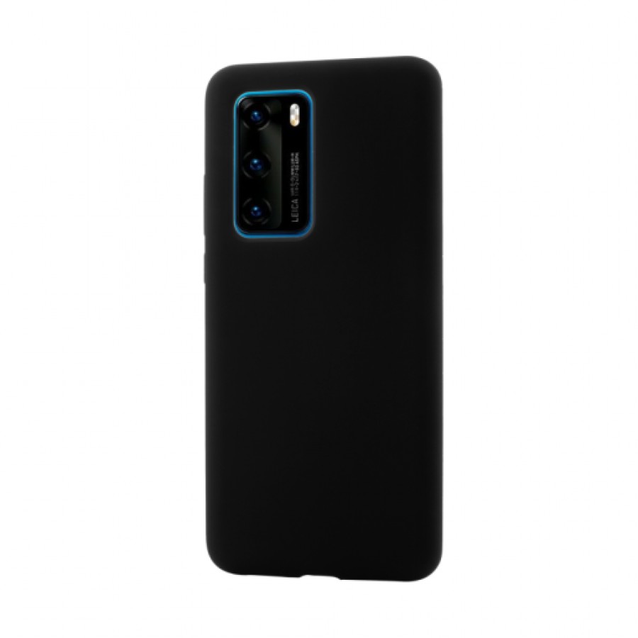 Husa Vetter pentru Huawei P40 Clip On Soft Touch Silk Series Negru