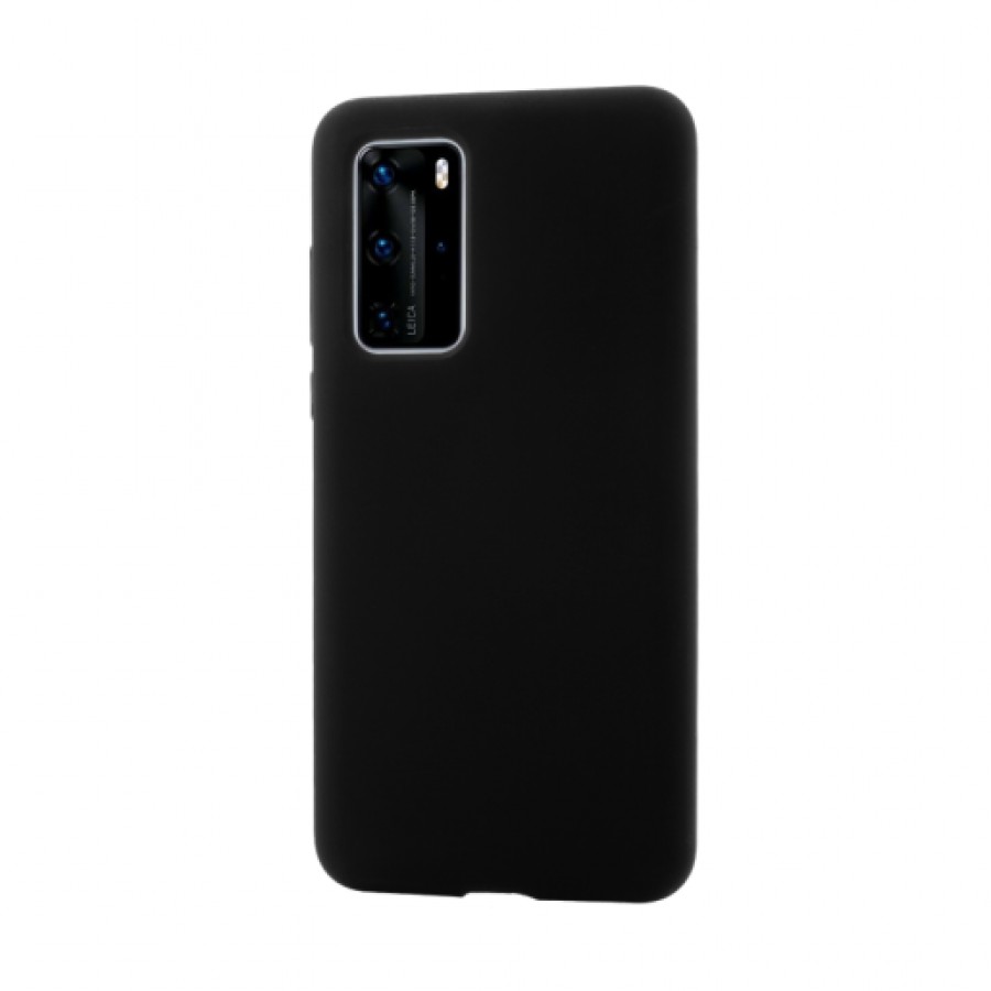 Husa Vetter pentru Huawei P40 Pro Clip On Soft Touch Silk Series Negru