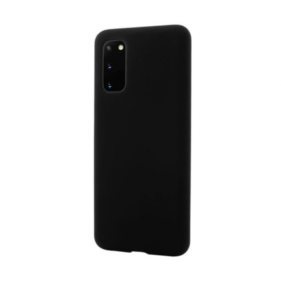 Husa Vetter pentru Samsung Galaxy S20 Clip On Soft Touch Silk Series Negru