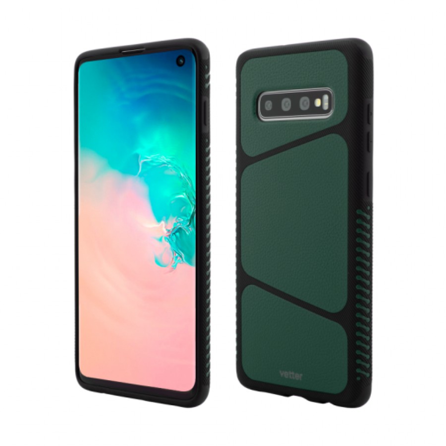 Husa de protectie Vetter Smart pentru Samsung Galaxy S10 Anti Shock Combo Series Green