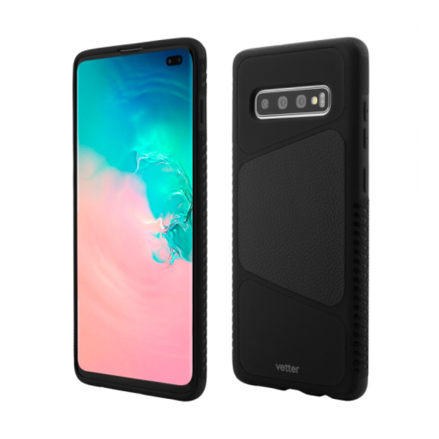 Husa de protectie Vetter Smart pentru Samsung Galaxy S10 Plus Anti Shock Combo Series Black