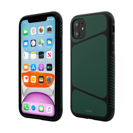 Husa-de-protectie-Vetter-Smart-pentru-iPhone-11-Anti-Shock-Combo-Series-Green