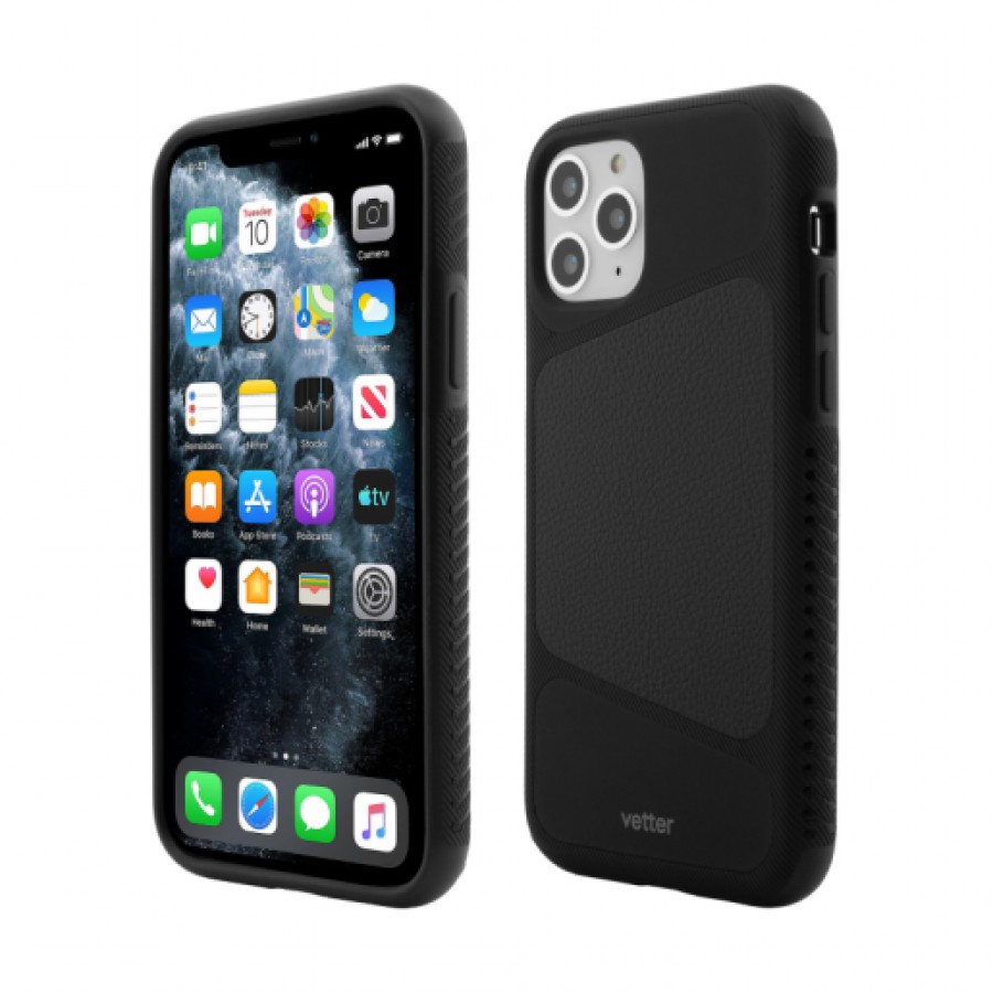 Husa de protectie Vetter Smart pentru iPhone 11 Pro Anti Shock Combo Series Black