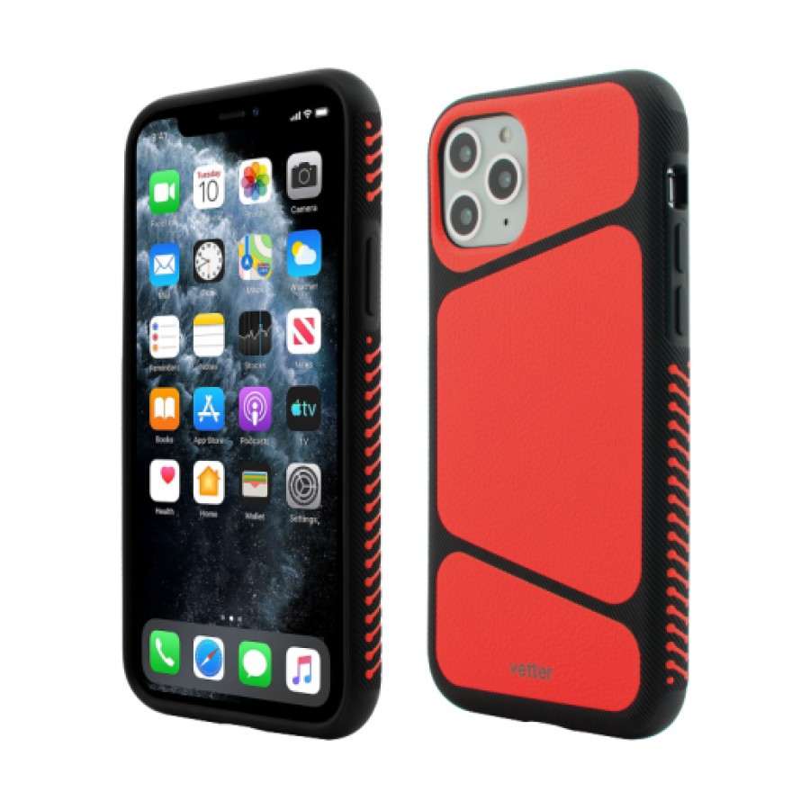 Husa de protectie Vetter Smart pentru iPhone 11 Pro Max Anti Shock Combo Series Red