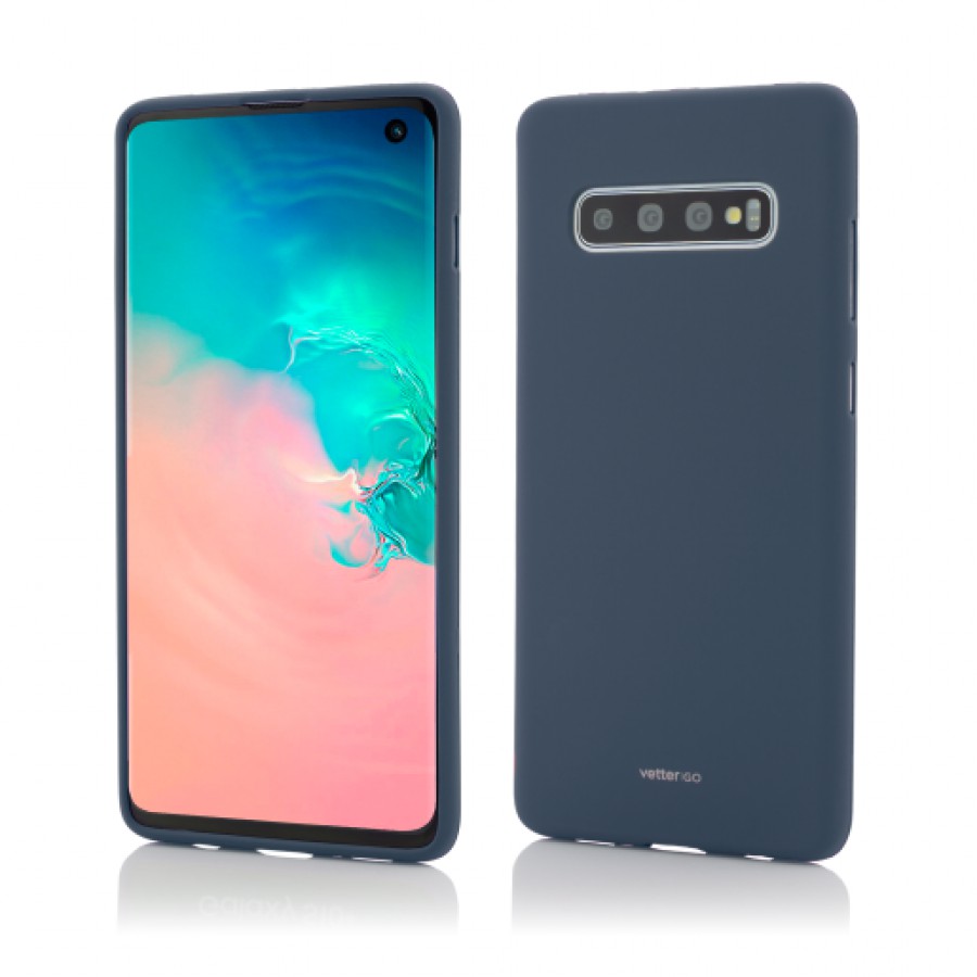 Husa de protectie Vetter pentru Samsung Galaxy S10 Vetter GO Soft Touch Dark Blue 1