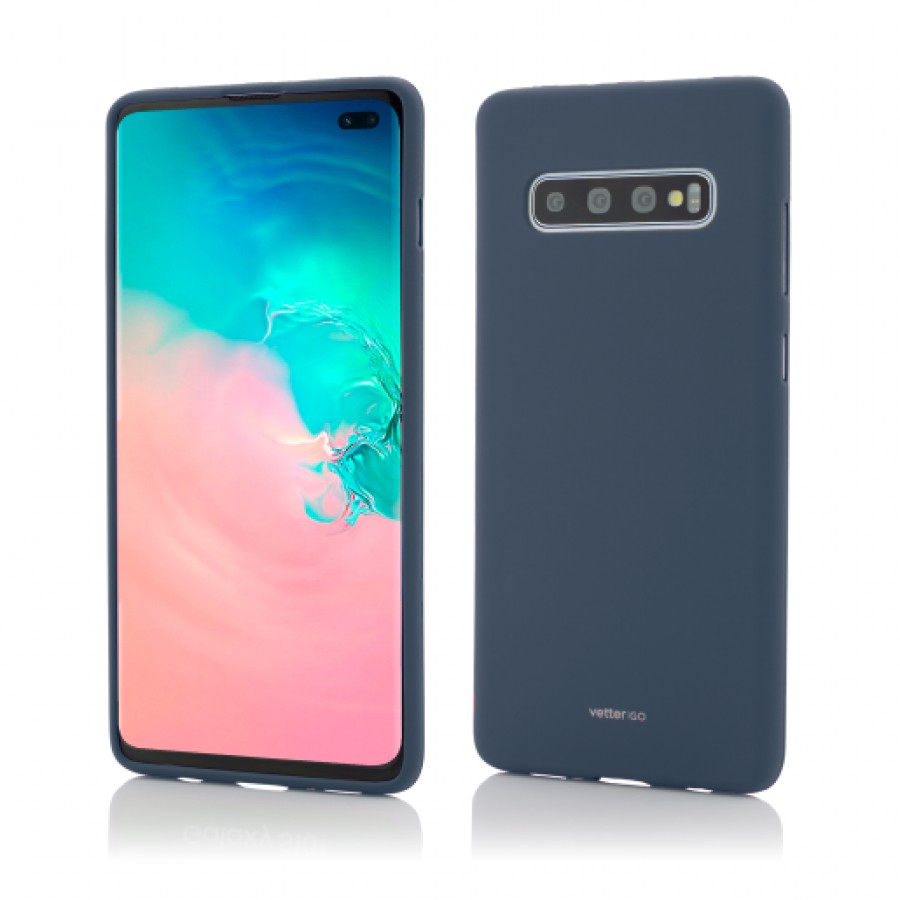 Husa de protectie Vetter pentru Samsung Galaxy S10 Vetter GO Soft Touch Dark Blue