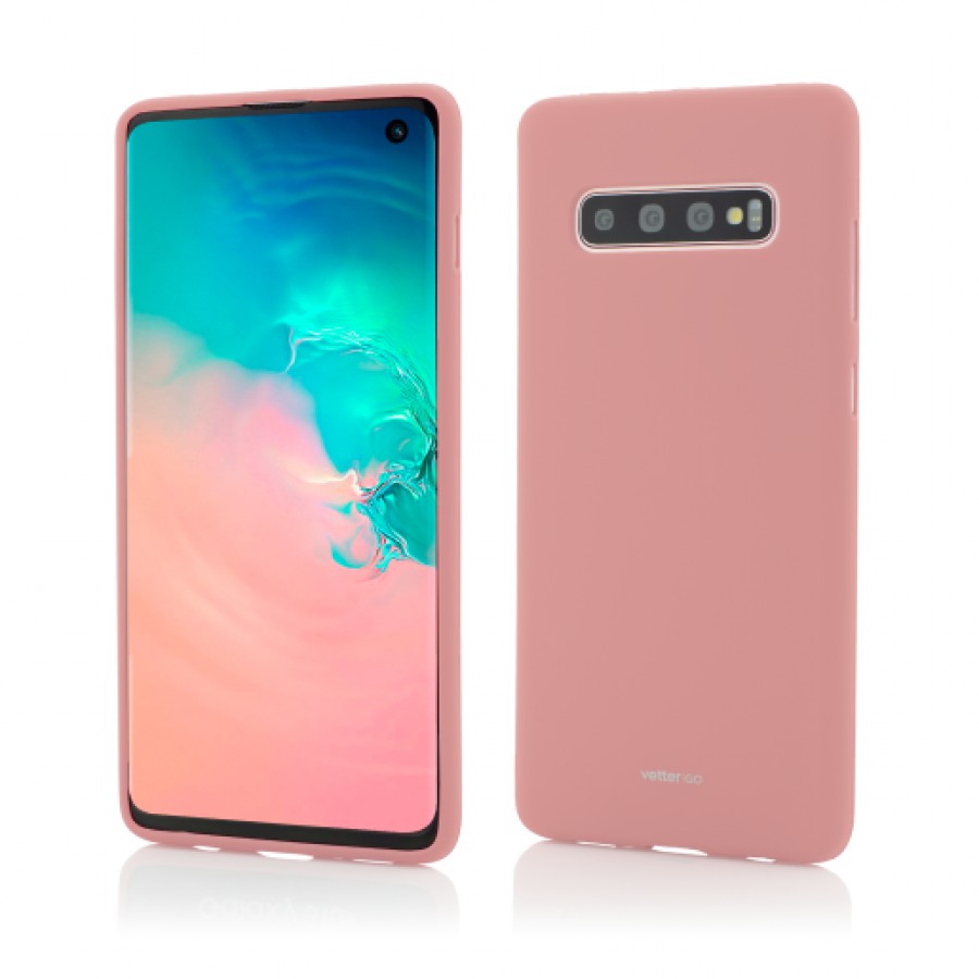 Husa de protectie Vetter pentru Samsung Galaxy S10 Vetter GO Soft Touch Pink 1