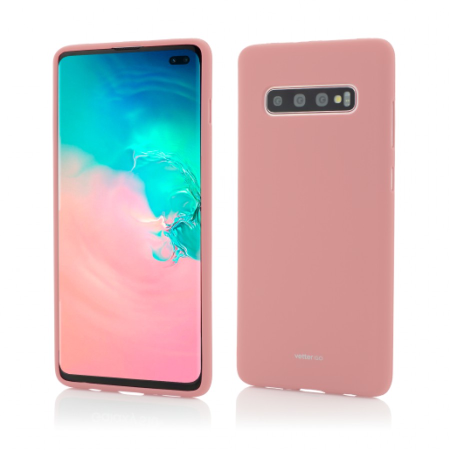 Husa de protectie Vetter pentru Samsung Galaxy S10 Vetter GO Soft Touch Pink