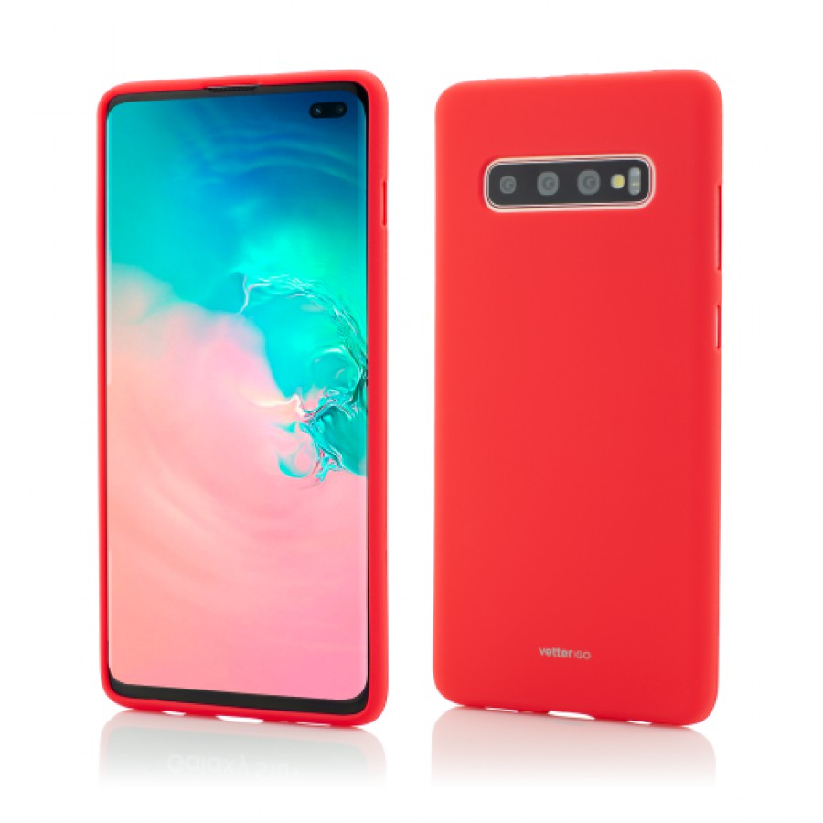 Husa de protectie Vetter pentru Samsung Galaxy S10 Vetter GO Soft Touch Red