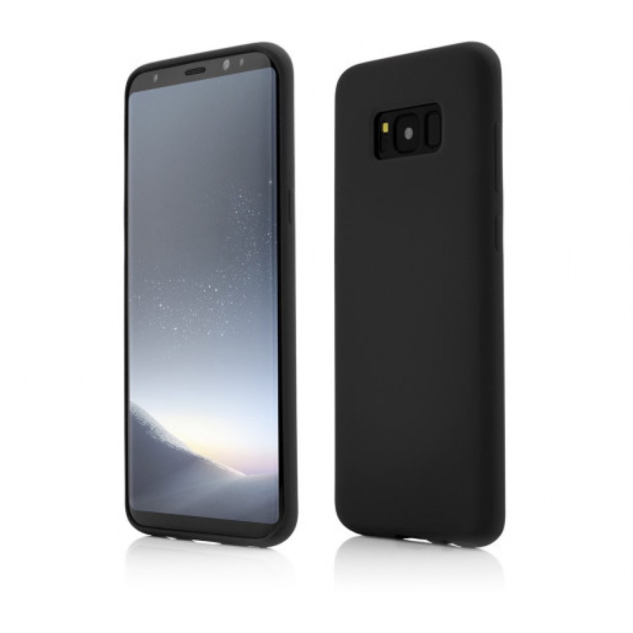 Husa de protectie Vetter pentru Samsung Galaxy S8 Plus Clip On Soft Touch Silk Series Black