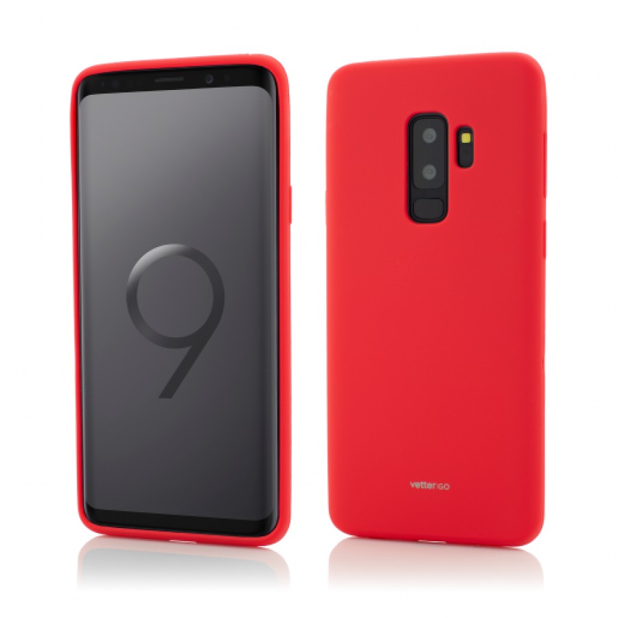 Husa de protectie Vetter pentru Samsung Galaxy S9 Plus Vetter GO Soft Touch Red