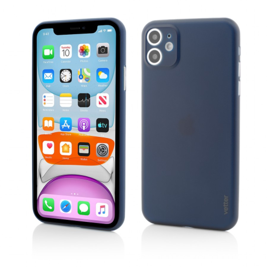 Husa de protectie Vetter pentru iPhone 11 Clip On Ultra Thin Air Series Blue