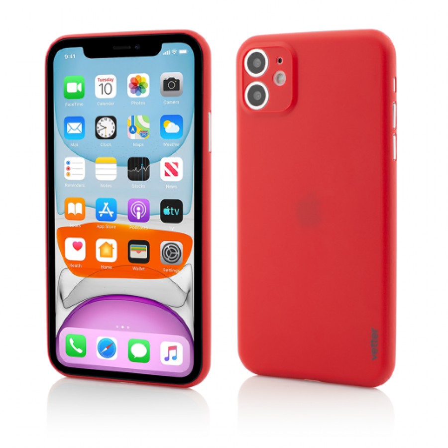 Husa de protectie Vetter pentru iPhone 11 Clip On Ultra Thin Air Series Red