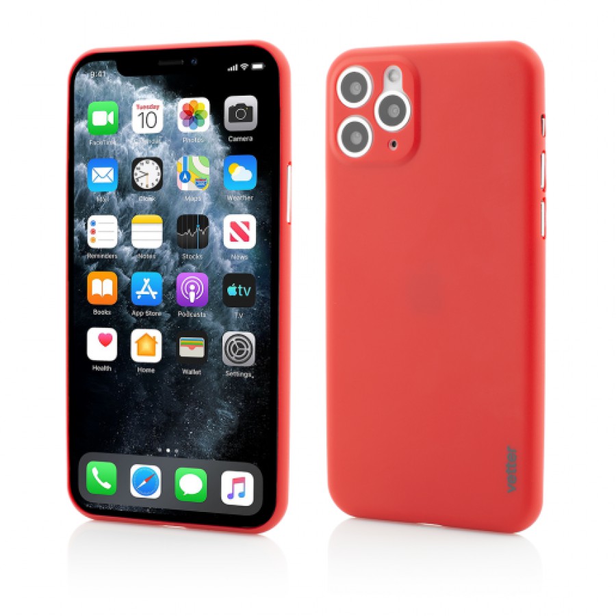 Husa de protectie Vetter pentru iPhone 11 Pro Clip On Ultra Thin Air Series Red
