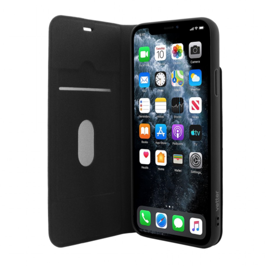 Husa de protectie Vetter pentru iPhone 11 Pro Flip Book Dual Case Black
