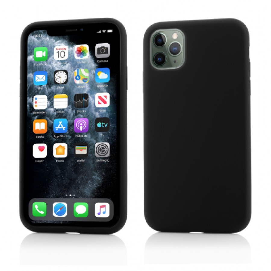 Husa de protectie Vetter pentru iPhone 11 Pro Max Clip On Soft Touch Silk Series Black