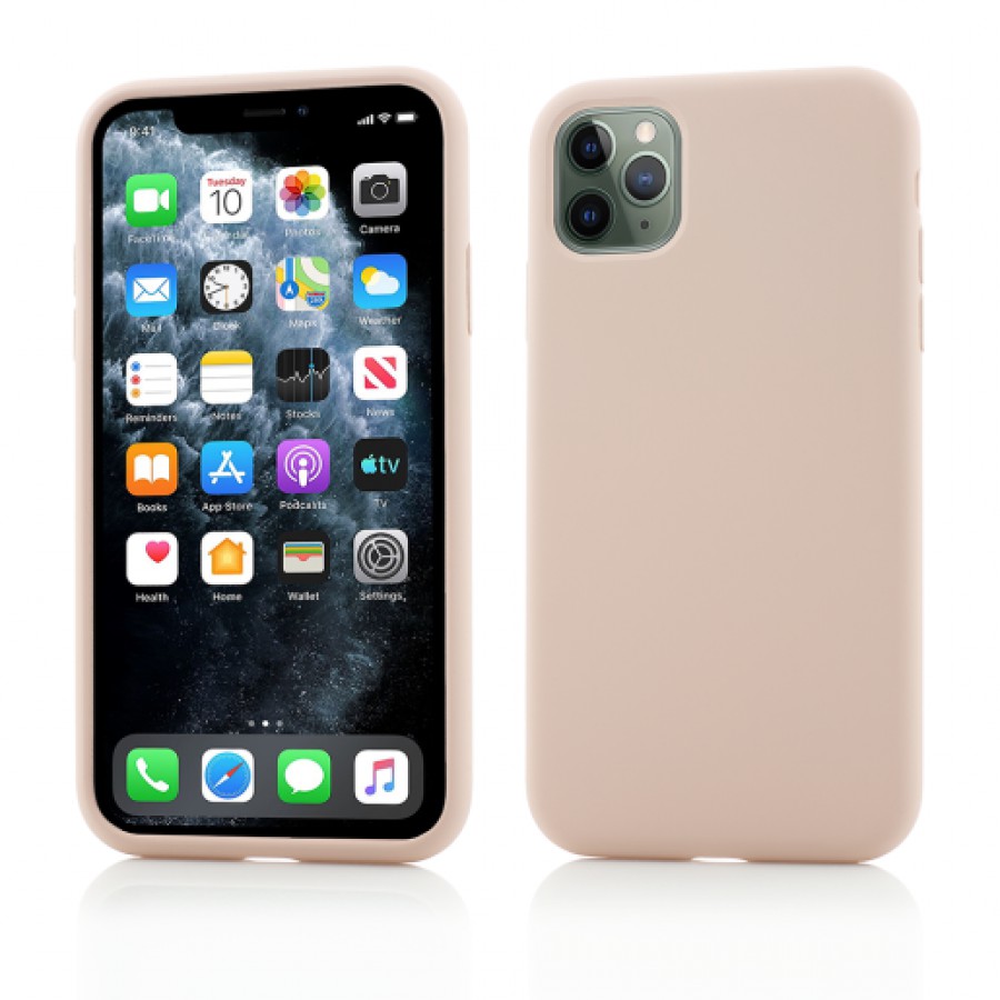 Husa de protectie Vetter pentru iPhone 11 Pro Max Clip On Soft Touch Silk Series Pink