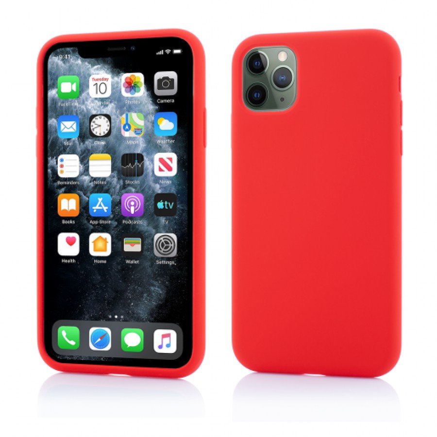 Husa de protectie Vetter pentru iPhone 11 Pro Max Clip On Soft Touch Silk Series Red