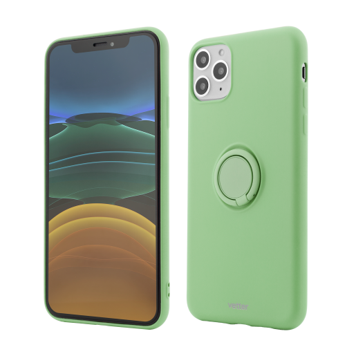 Husa de protectie Vetter pentru iPhone 11 Pro Soft Pro with Magnetic iStand Green