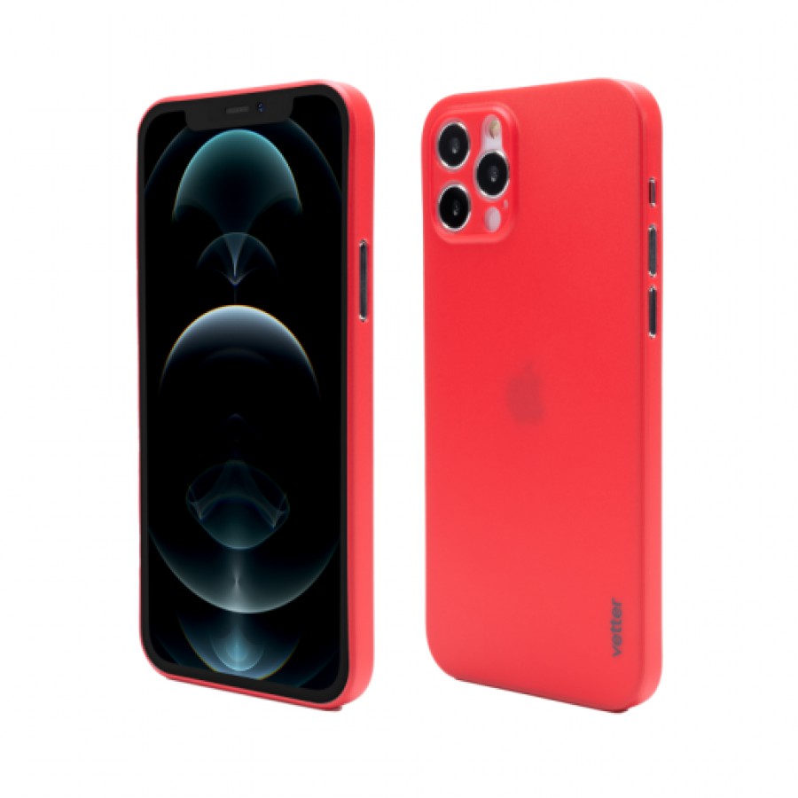 Husa de protectie Vetter pentru iPhone 12 Pro 12 Clip On Ultra Thin Air Series Red