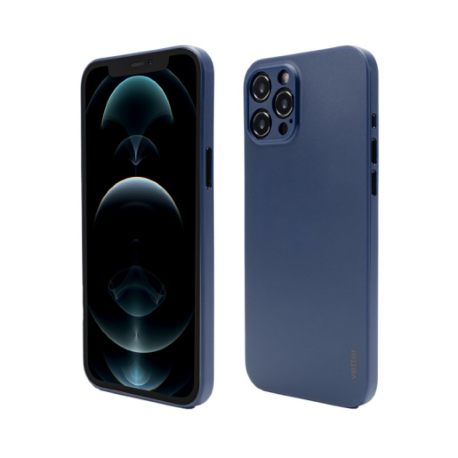 Husa de protectie Vetter pentru iPhone 12 Pro Max Clip On Ultra Thin Air Series Blue