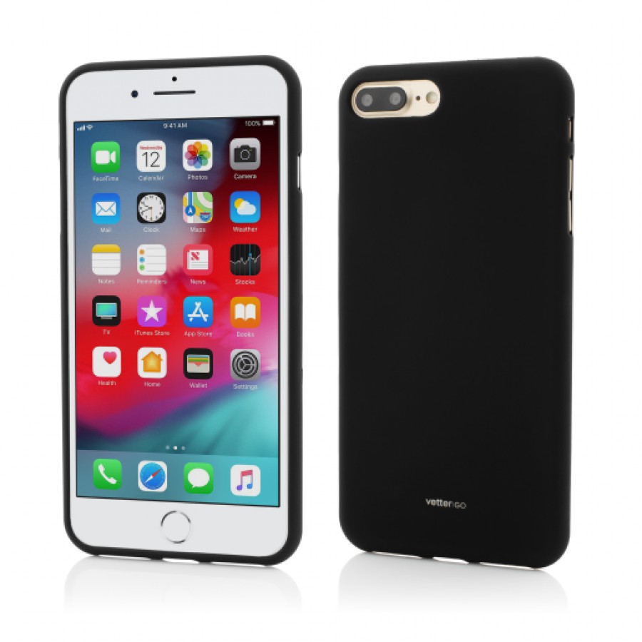 Husa de protectie Vetter pentru iPhone 8 Plus 7 Plus Vetter GO Soft Touch Black