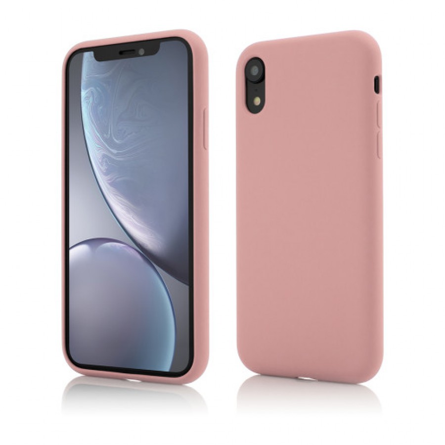 Husa de protectie Vetter pentru iPhone XR Clip On Soft Touch Silk Series Pink