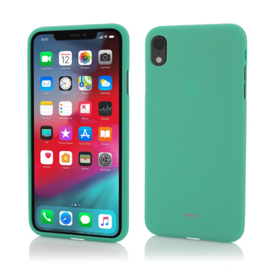 Husa de protectie Vetter pentru iPhone XR Vetter GO Soft Touch Green