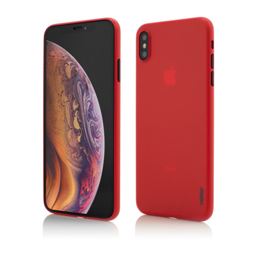 Husa de protectie Vetter pentru iPhone XS Max Clip On Ultra Thin Air Series Red